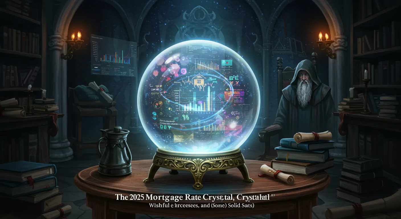 The 2025 Mortgage Rate Crystal Ball: Wishful Thinking, Wild Guesses, and (Some) Solid Stats